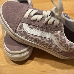 Vans. Suede and canvas.